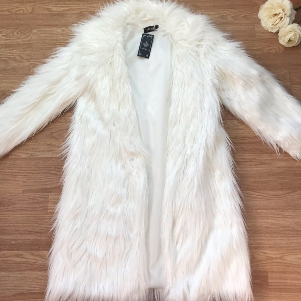 Fake fur costume fur coat